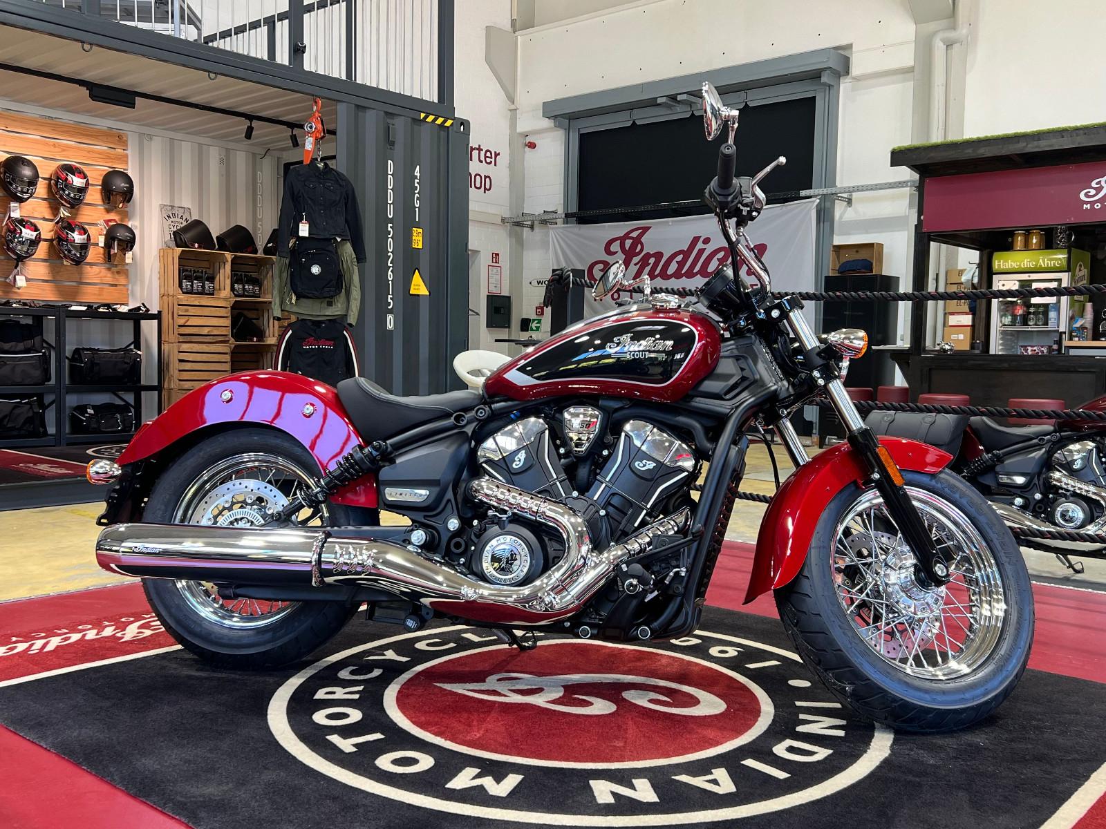 Indian Scout Classic Sunset Red L+.T. 125 Jahre