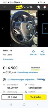 BMW 335i Cabrio - - BMW 335 in Bonn