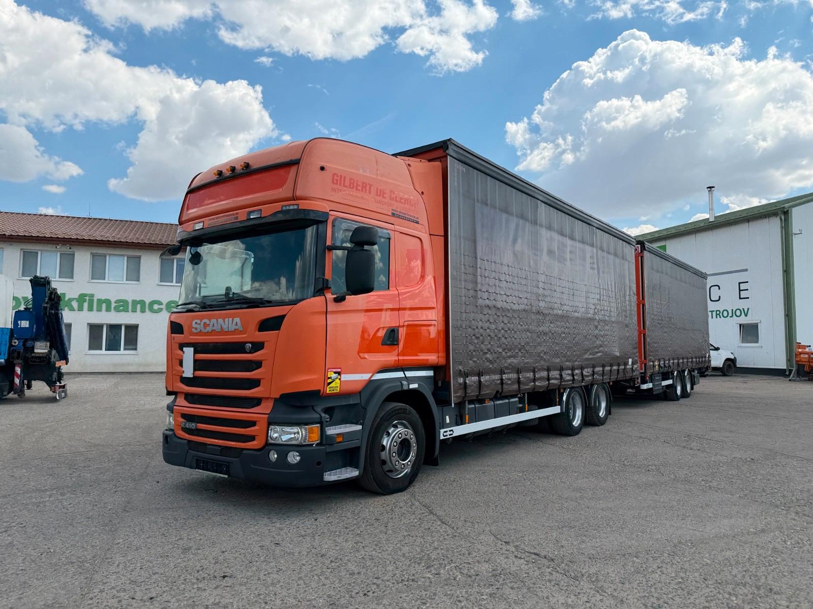 Scania R410 LOWDECK 6x2 120 m3 + VANHOOL, vin 341+651