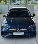 Mercedes-Benz C300 2x AMG-LINE LED NIGHT PANO TOTWINKEL KAMERA - Mercedes-Benz C-Class: Blau