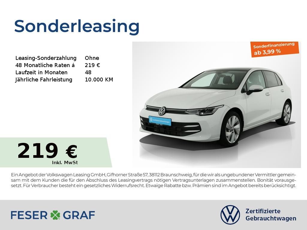 Golf 8 Life 1.5 TSI APP Pano LED SiHz