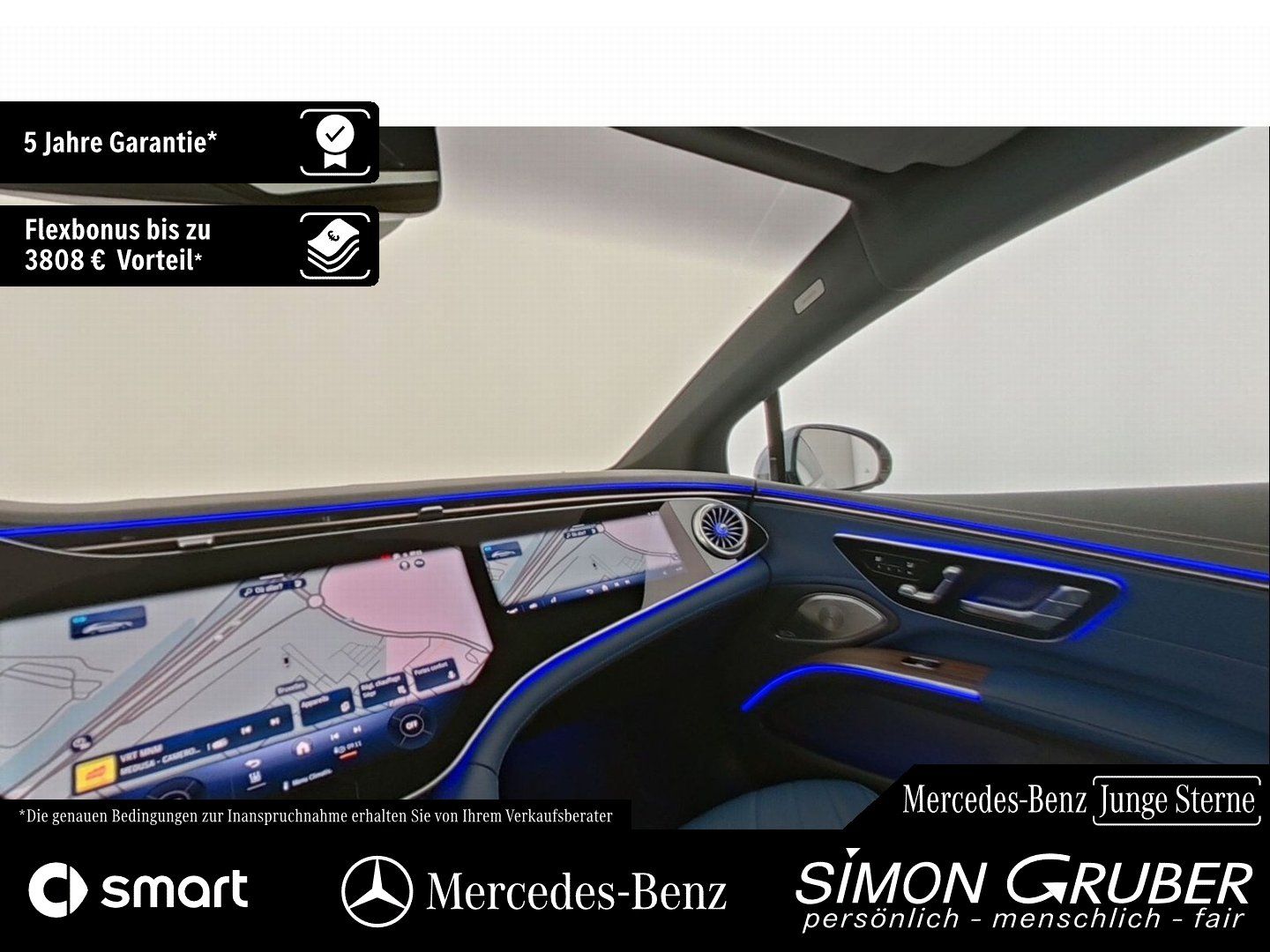 Fahrzeugabbildung Mercedes-Benz EQS 450+ AMG Manufaktur Leder 4*Massage 118kwh