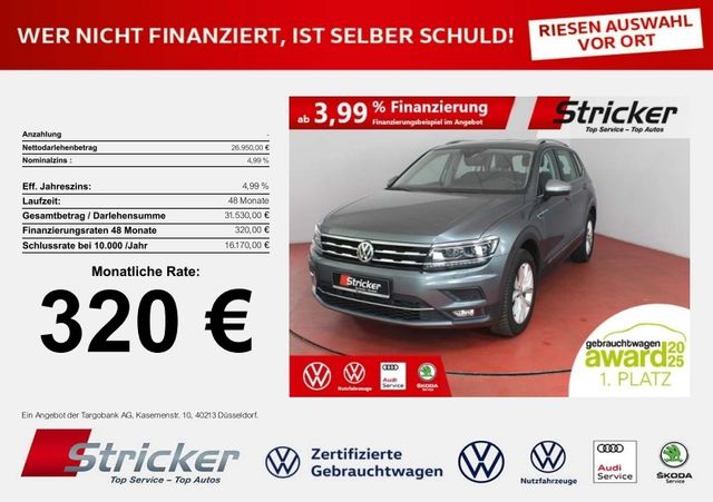 VW Tiguan Allspace Highline 1.5TSI DSG 291,-ohne An