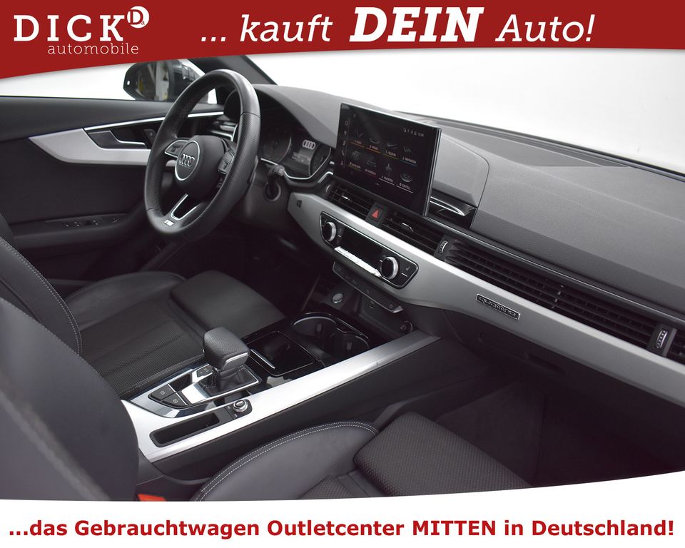 Audi A4 Av 40d Quatt 2X S LINE+NAVI+B&O+LED+KAMER+SHZ