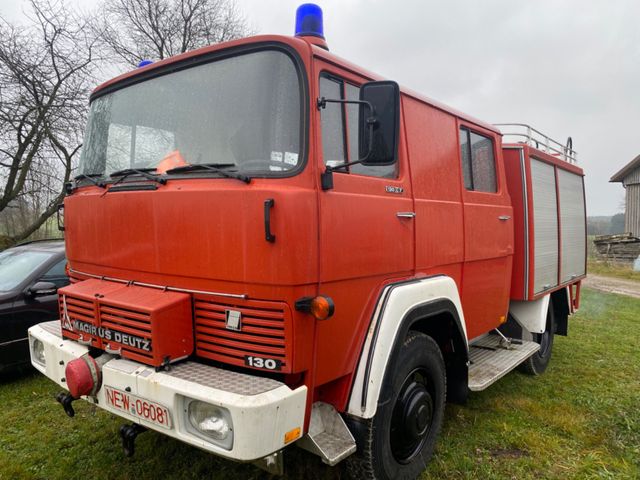 Magirus Deutz 130 D 7 Feuerwehrauto LF8 Mannschaftswagen 4x4