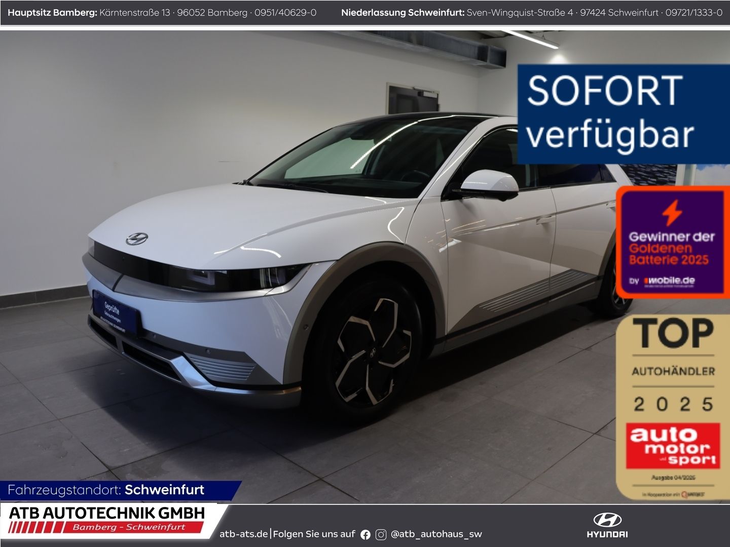 Fahrzeugabbildung Hyundai IONIQ 5 77,4 kWh UNIQ 98,8% SOH HUD Panorama Nav