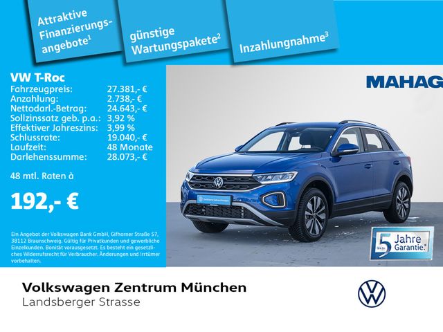 Volkswagen T-Roc 1.5 TSI MOVE AHK ACC LED Navi Sitzhz. 6-Ga