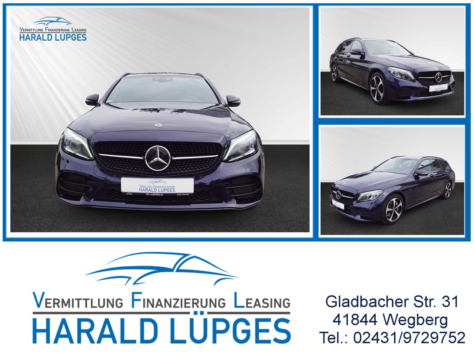 MERCEDES-BENZ C 300 e, AMG, Night-Paket, LED-Licht, Navi, Lede