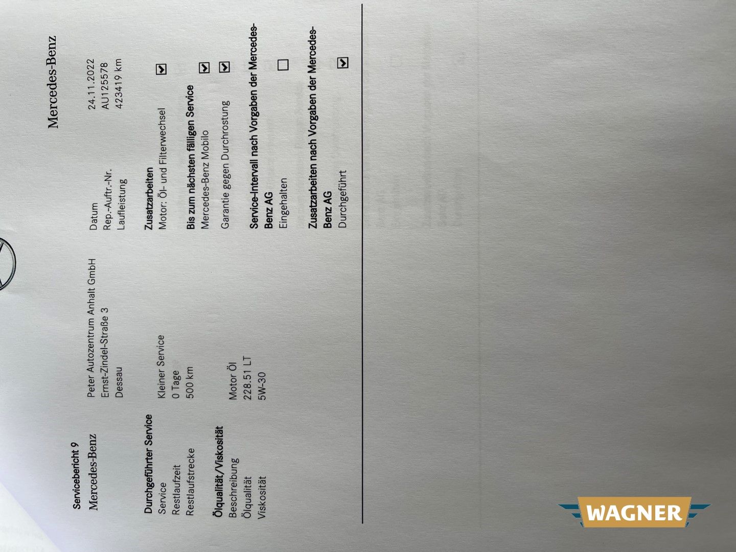 Fahrzeugabbildung Mercedes-Benz Sprinter II Kasten 316 CDI Unfall Maxi
