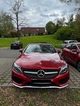 Mercedes-Benz C180 Cabriolet AMG Line - Mercedes-Benz: Rot, Metallic, 180