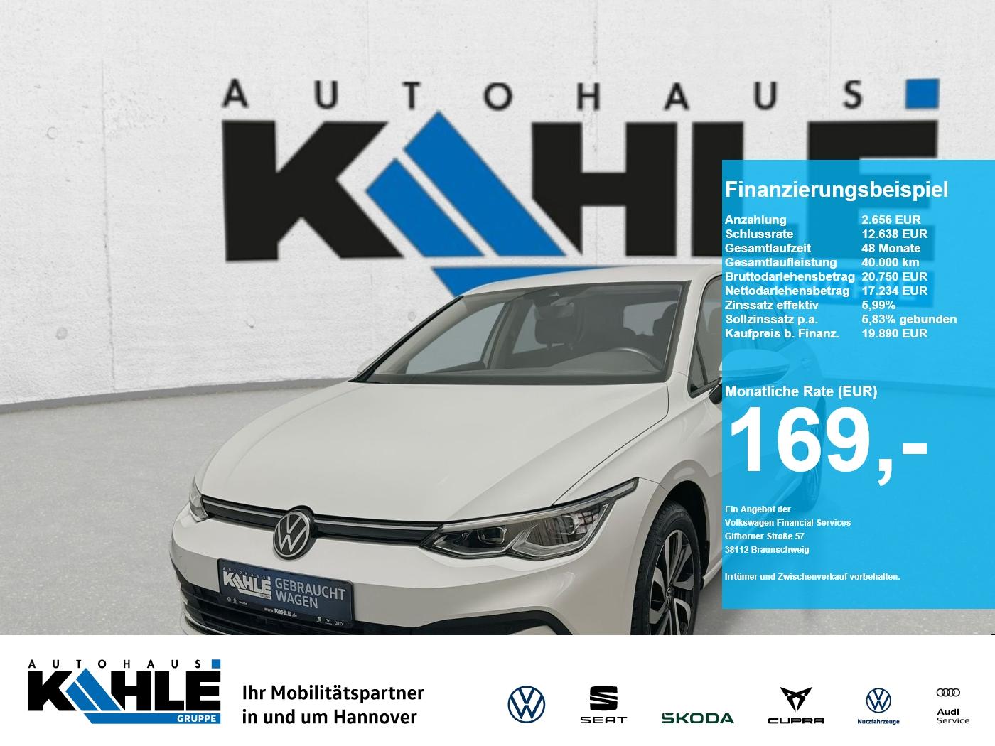 Volkswagen Golf VIII 2.0TDI DSG SHZ RFK ACC Navi Car2X