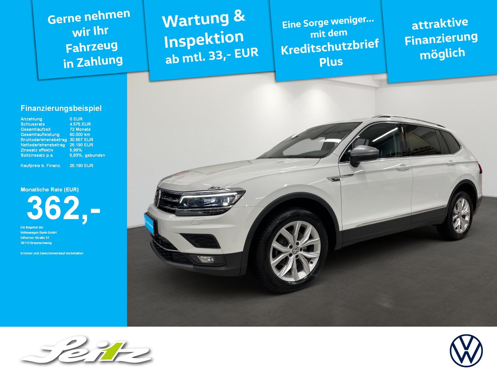 Volkswagen Tiguan Allspace 2.0 TDI 4M Highline *7-SITZER*AH