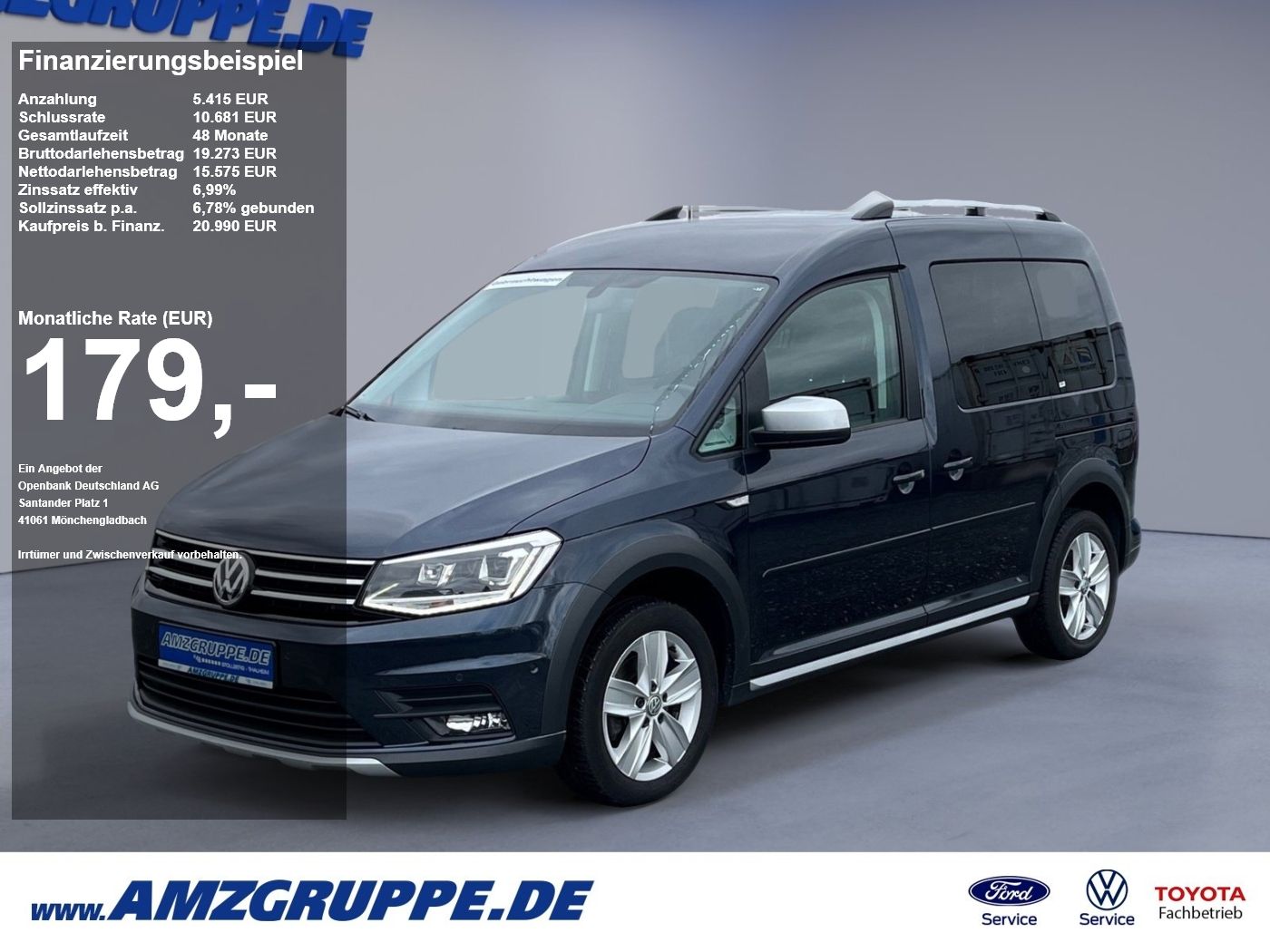 VW Caddy 2.0 TDI Alltrack ACC+Xenon+Navi+Winterpak