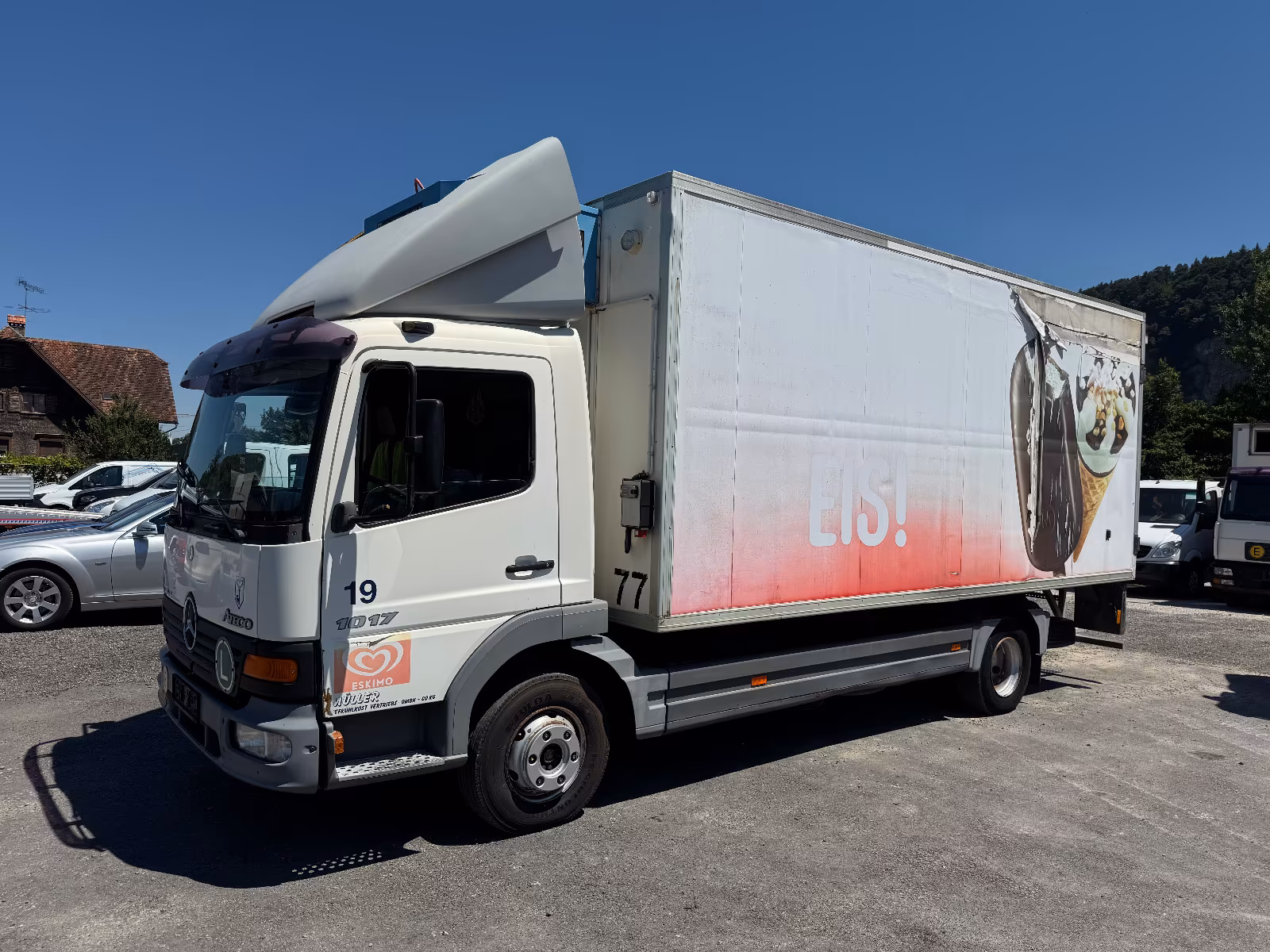 Mercedes-Benz Atego 1017 Kühlkoffer FRIGOBLOCK LBW