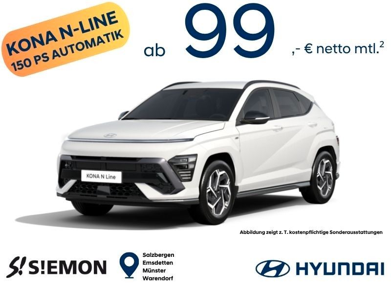 Hyundai KONA N Line 150 PS Automatik Gewerbeaktion
