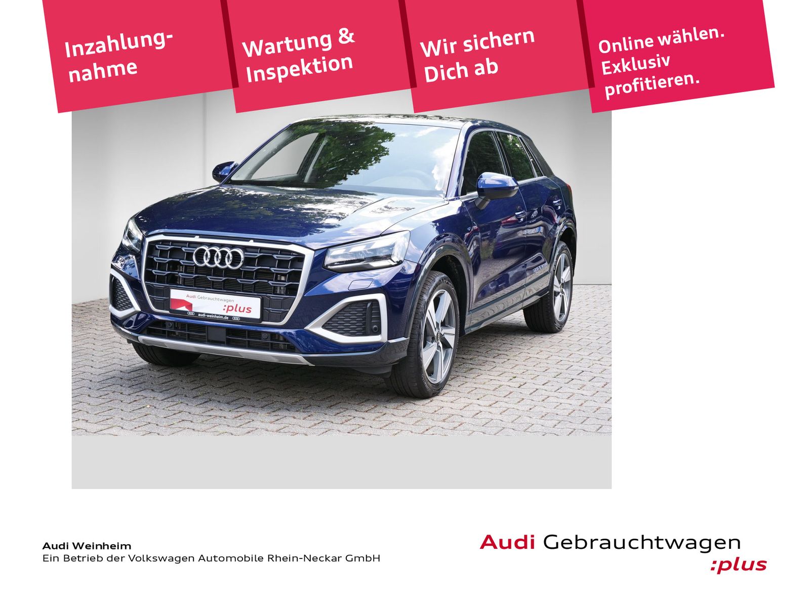 Audi Q2 35 TFSI advanced S tronic Pano Matrix-LED Kam