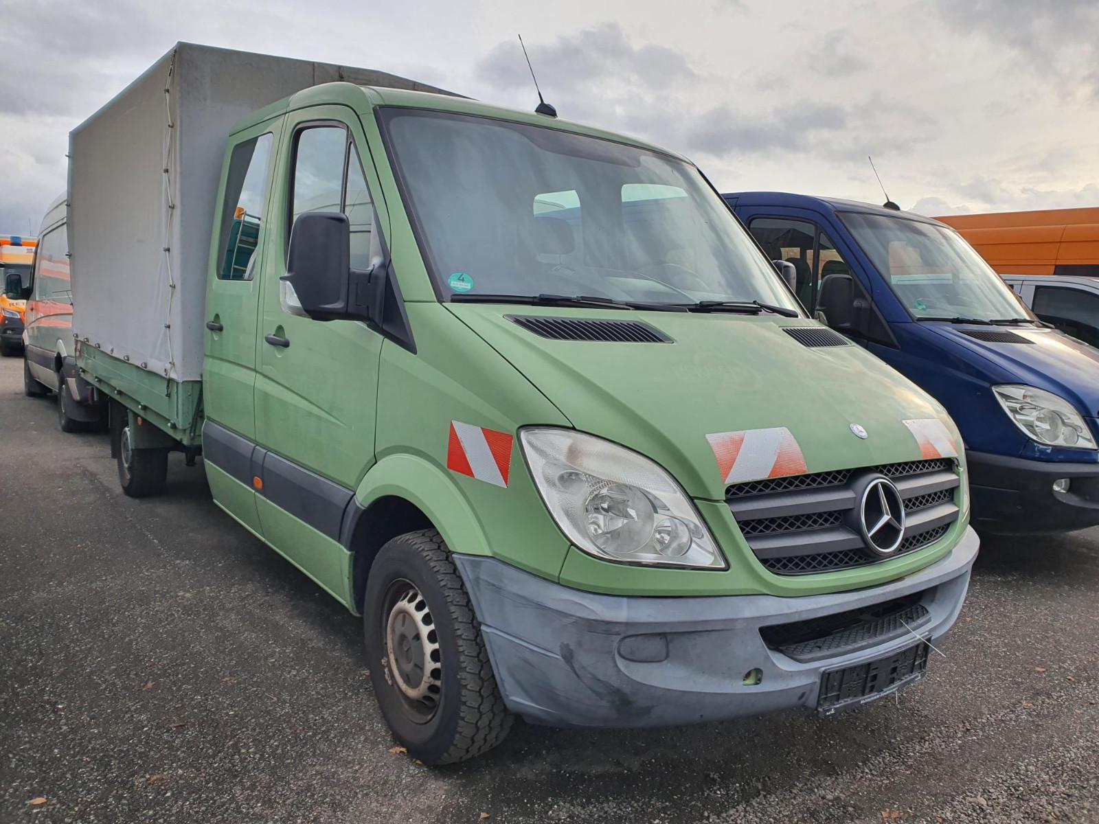 Mercedes-Benz Sprinter II 313 CDI DoKa Pritsche Plane Klima