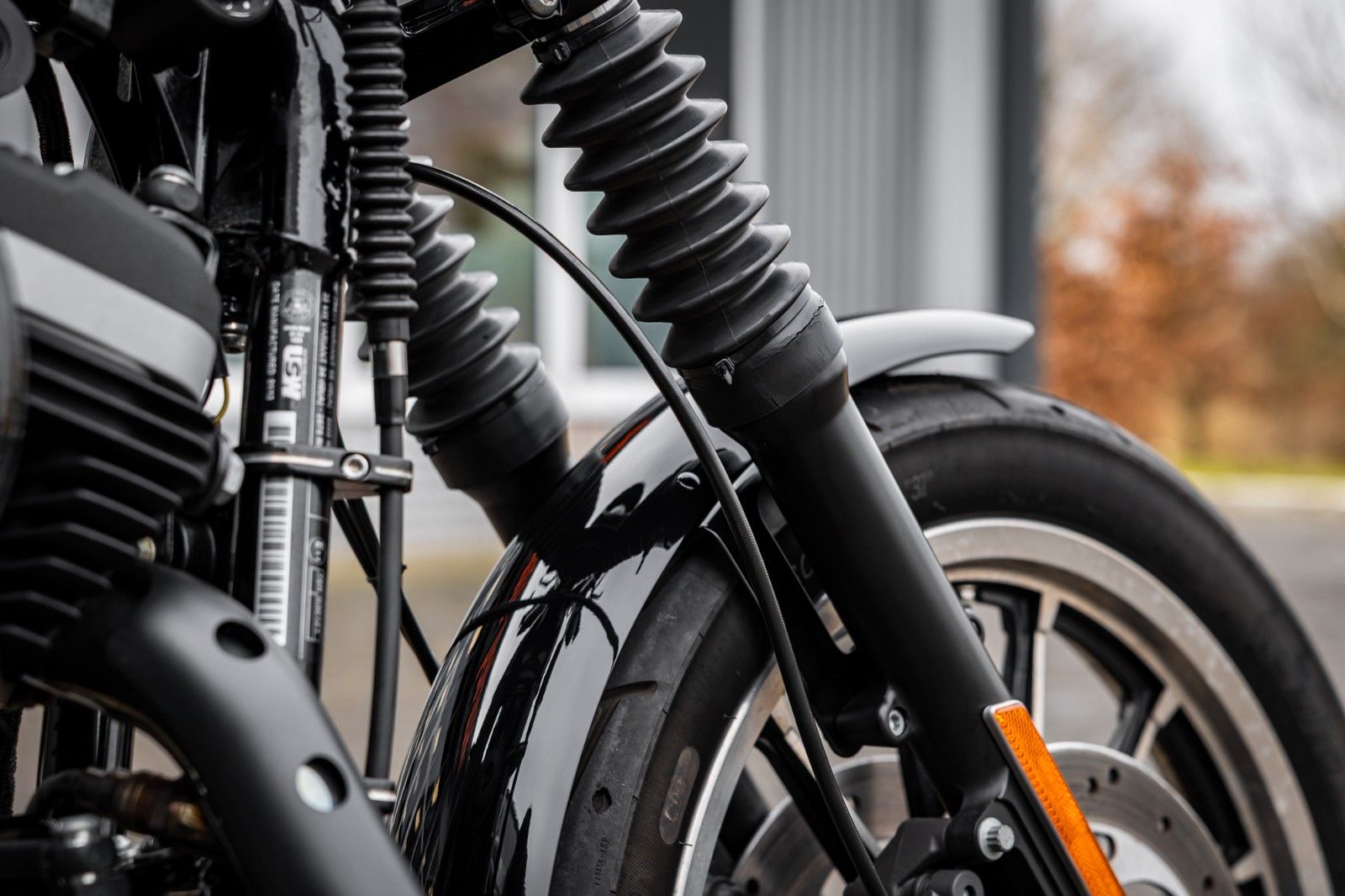 Fahrzeugabbildung Harley-Davidson Sportster XL883R Roadster - MILLER ABGASANLAGE -