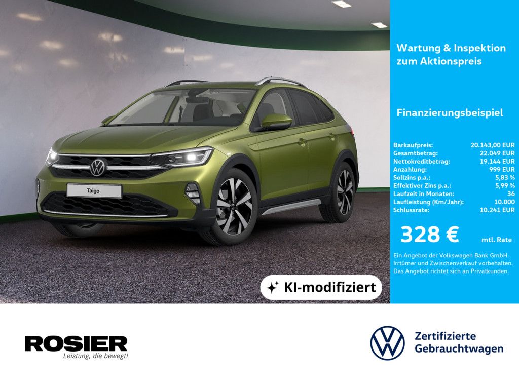 Volkswagen Taigo 1.0 TSI DSG Style AHK ACC MATRIX-LED NAVI