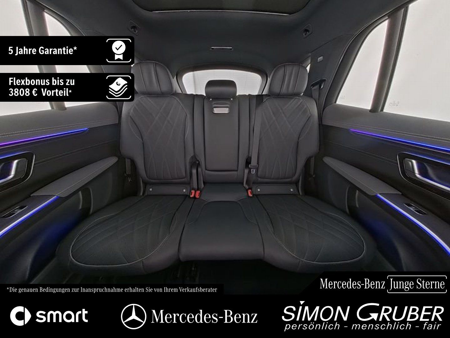 Fahrzeugabbildung Mercedes-Benz EQS 580 4M SUV AMG Massage Sitzklima AHK Md 2026