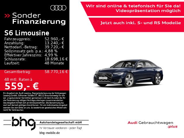 AUDI S6 Limousine TDI quattro Navi DriveSelect Standh