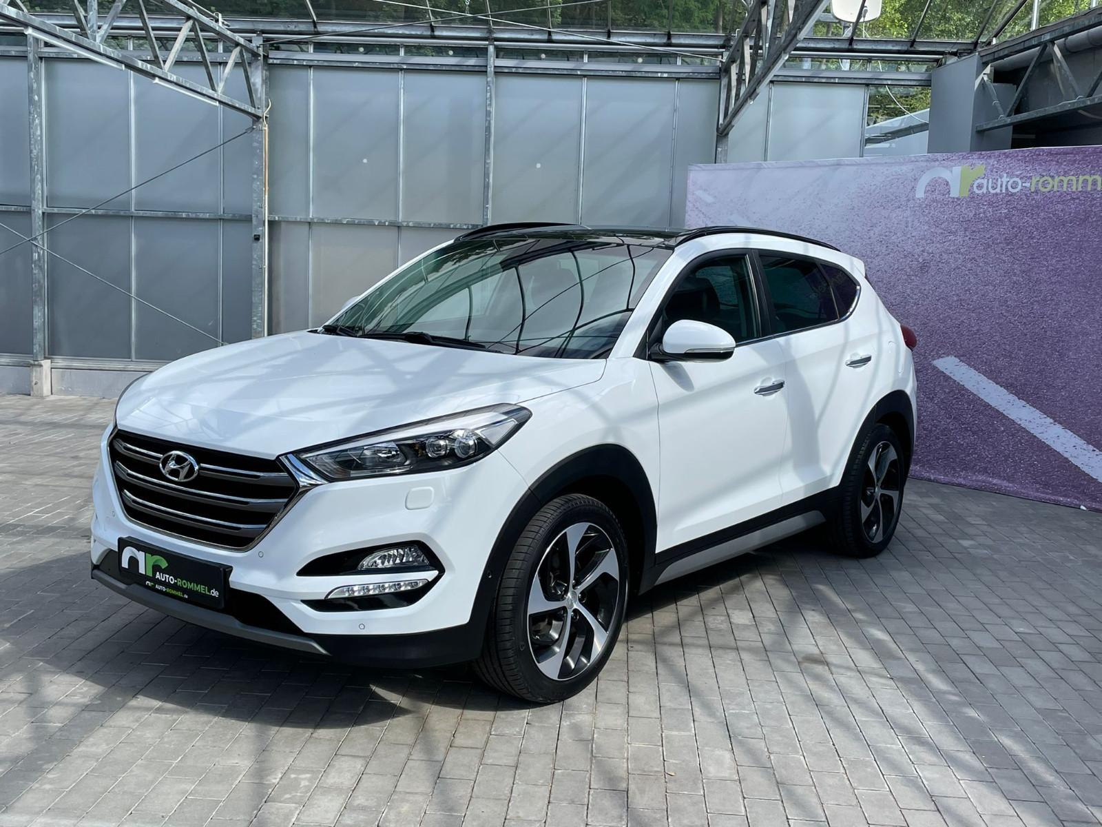 Hyundai Tucson 1.6 T-GDI DCT 4WD Voll AHK Pano 19"