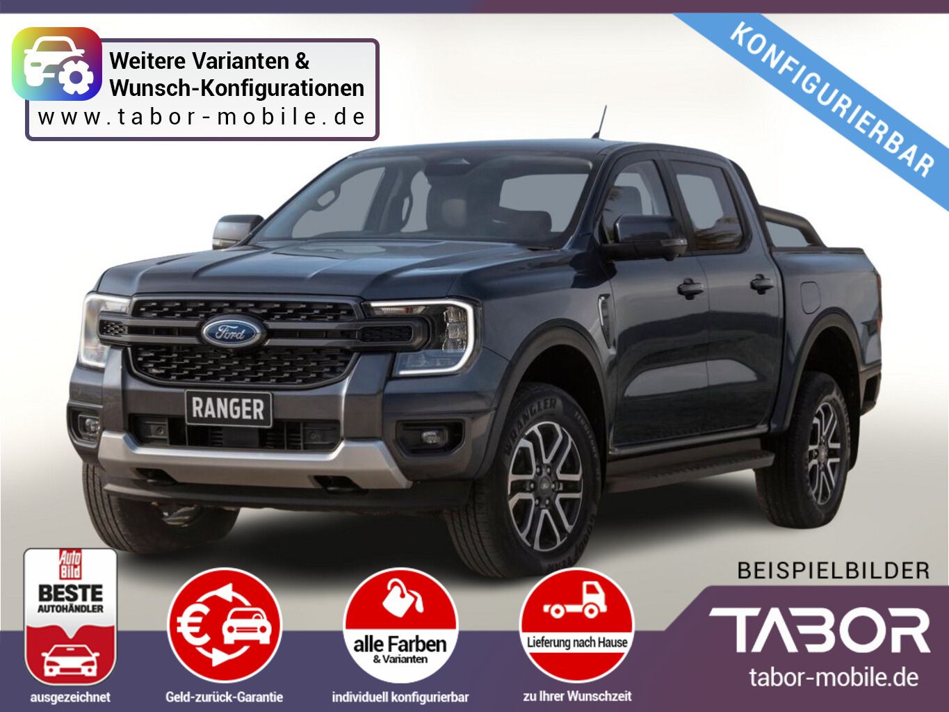 Ford Ranger DoKa 2.0  Ecoblue 170 XLT UVP-22%*