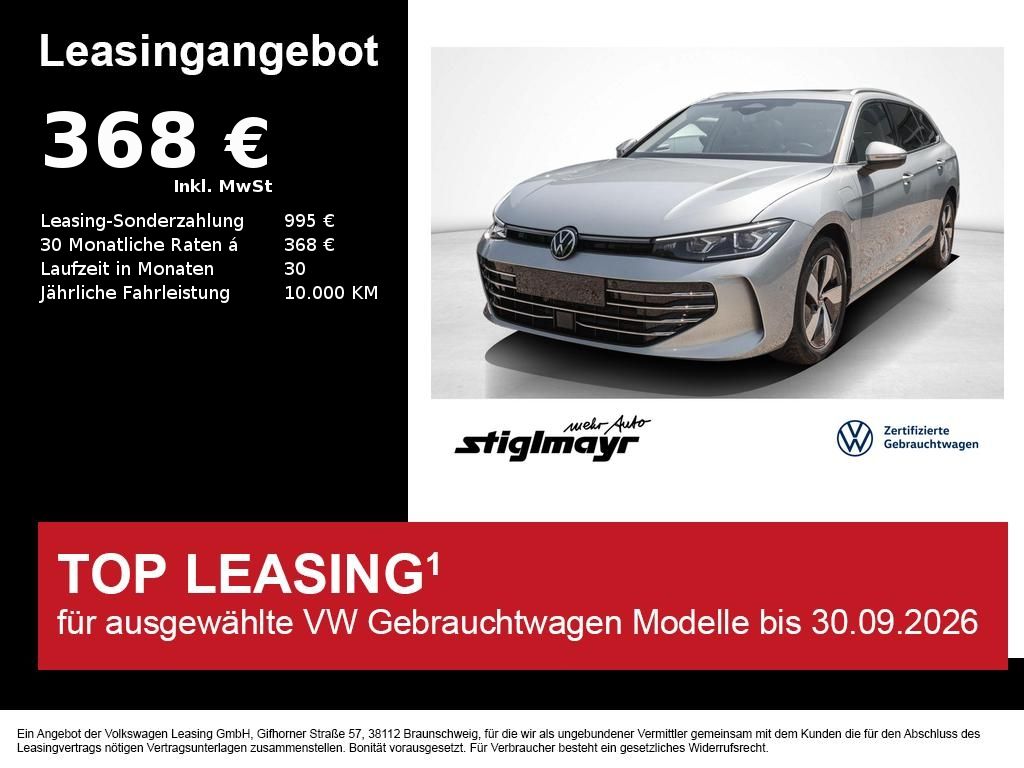 Volkswagen Passat Variant Elegance 1.5 TSI eHybrid DSG PANO