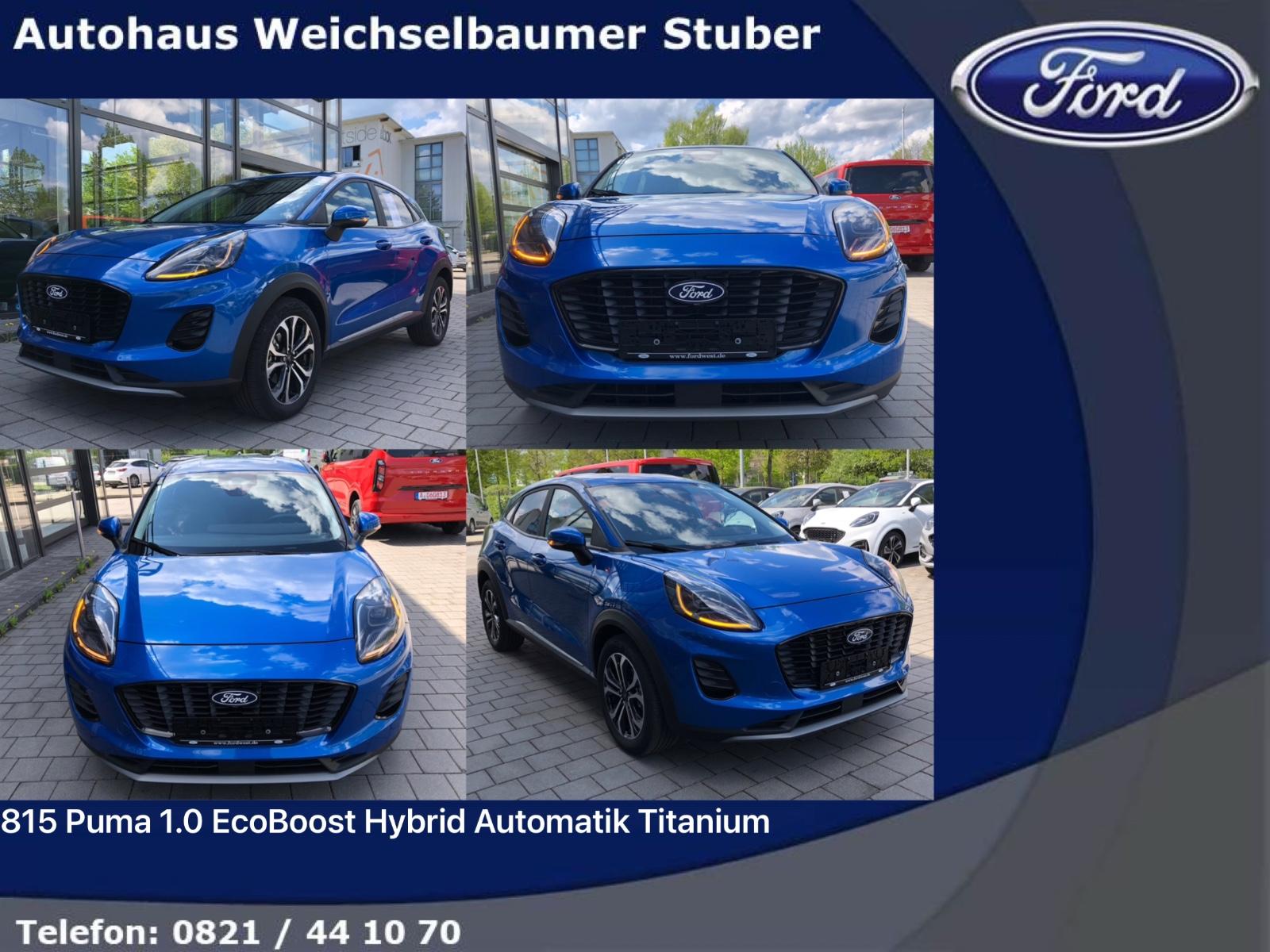Ford 815 Puma 1.0 EcoBoost Hybrid  Automatik Titanium