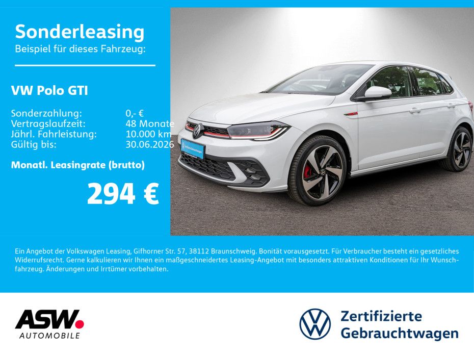 Volkswagen Polo GTI 2.0 TSI DSG LED Navi PDC ACC VC SHZ