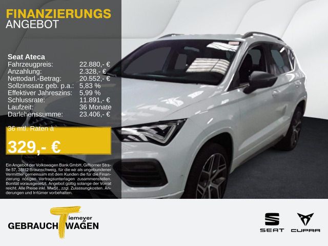 Seat Ateca 1.5 TSI DSG FR LM19 NAVI+ KAMERA BEATS FUL