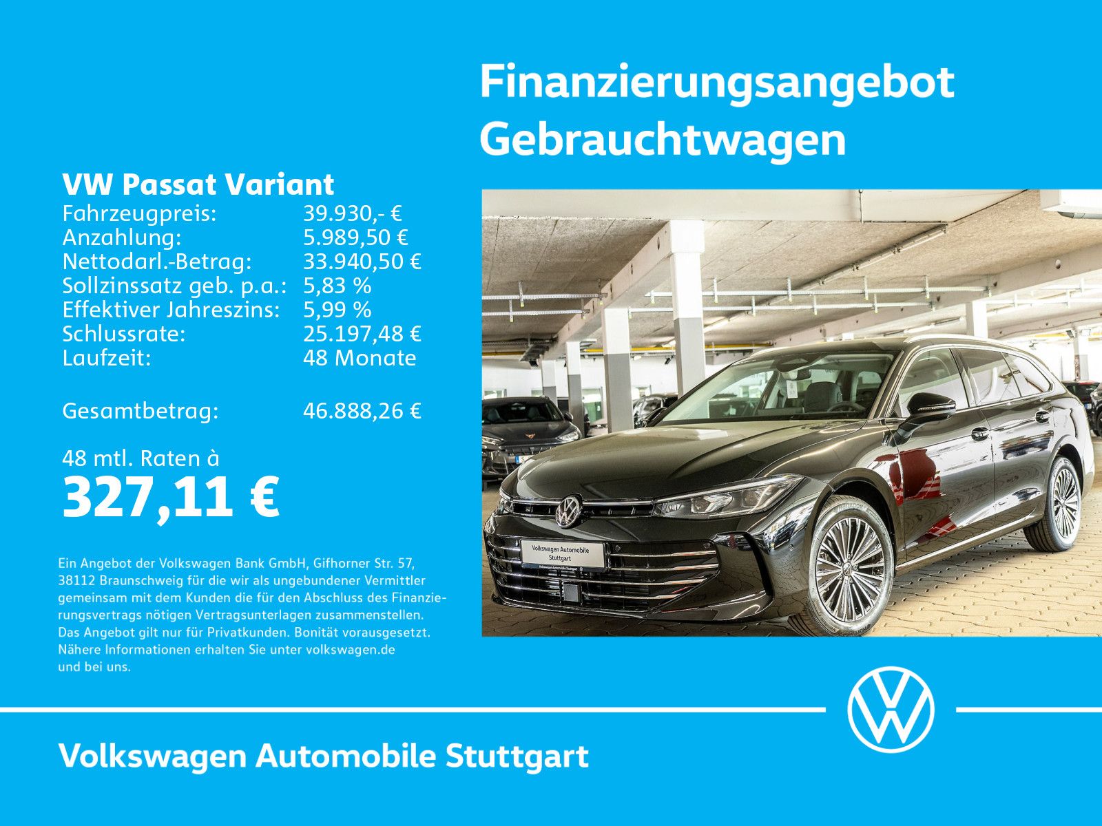 Volkswagen Passat Variant 2.0 TDI Elegance Klima SHZ Navi K