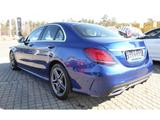 Mercedes-Benz C 300 d AMG-Line Schiebe-Hebedach Leder LED - : Blau, Metallic