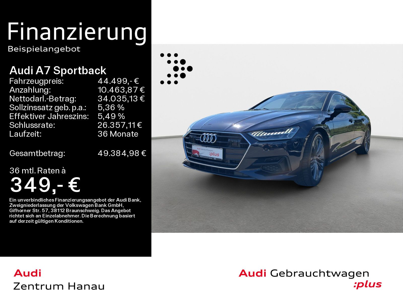 AUDI A7 Sportback 45 TFSI QUATTRO S LINE *MATRIX*PANO