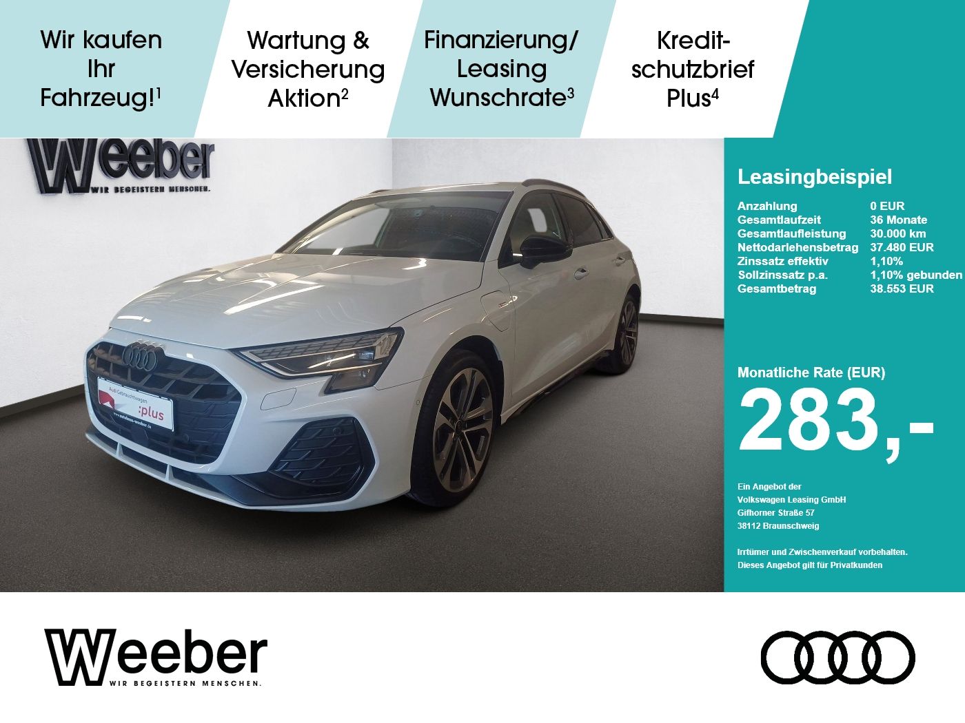 Audi A3 Sportback S line Hybrid *AHK*MATRIX*SONOS*LED