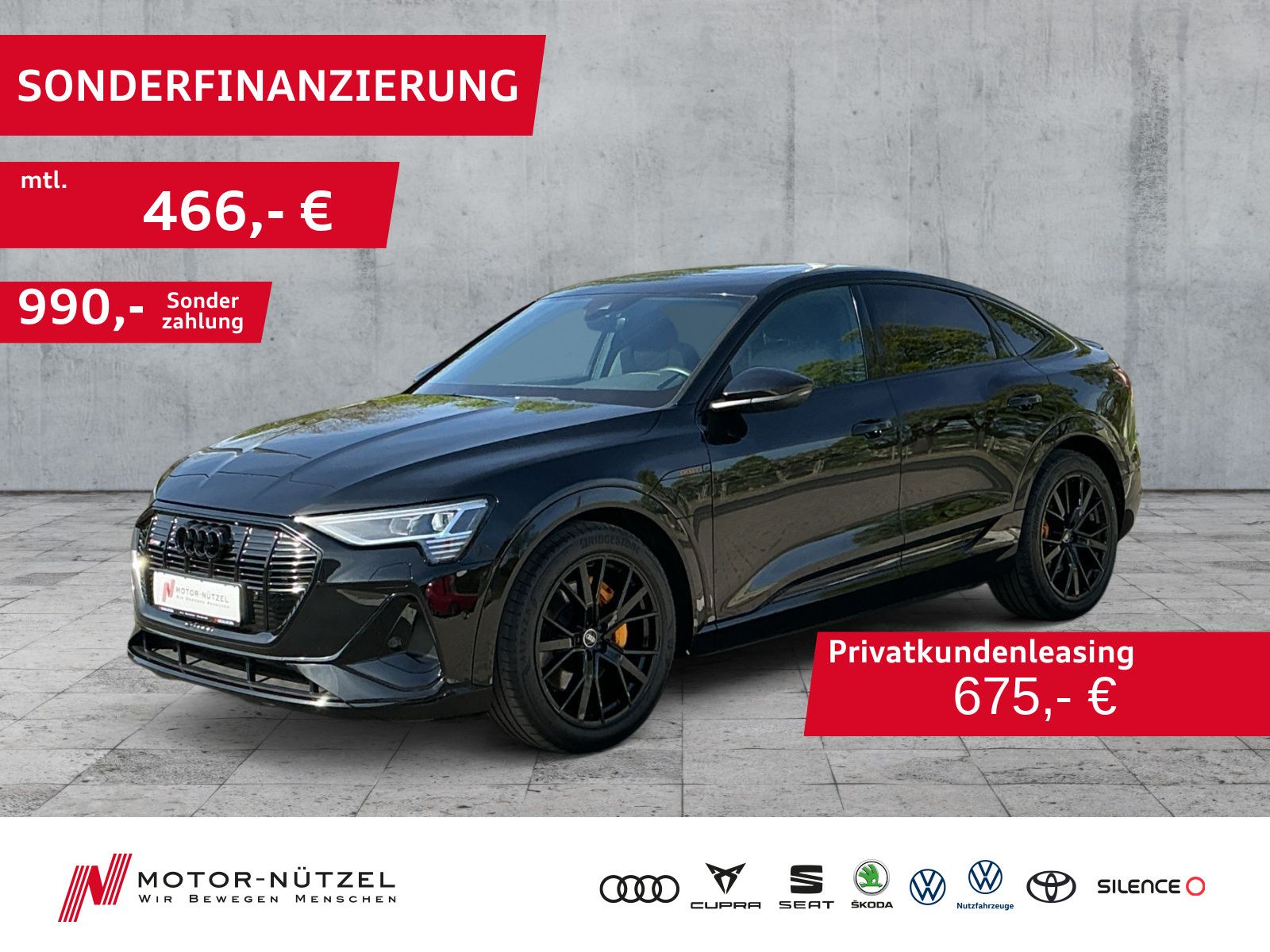 Audi e-tron Sportback 55 QU 2x S-LINE MATRIX+NAV+PANO