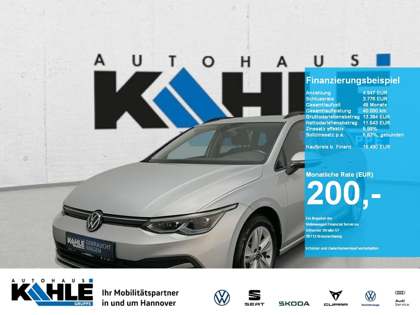 Volkswagen Golf Variant Life 2.0 TDI SCR 85 kW 7-Gang-DSG