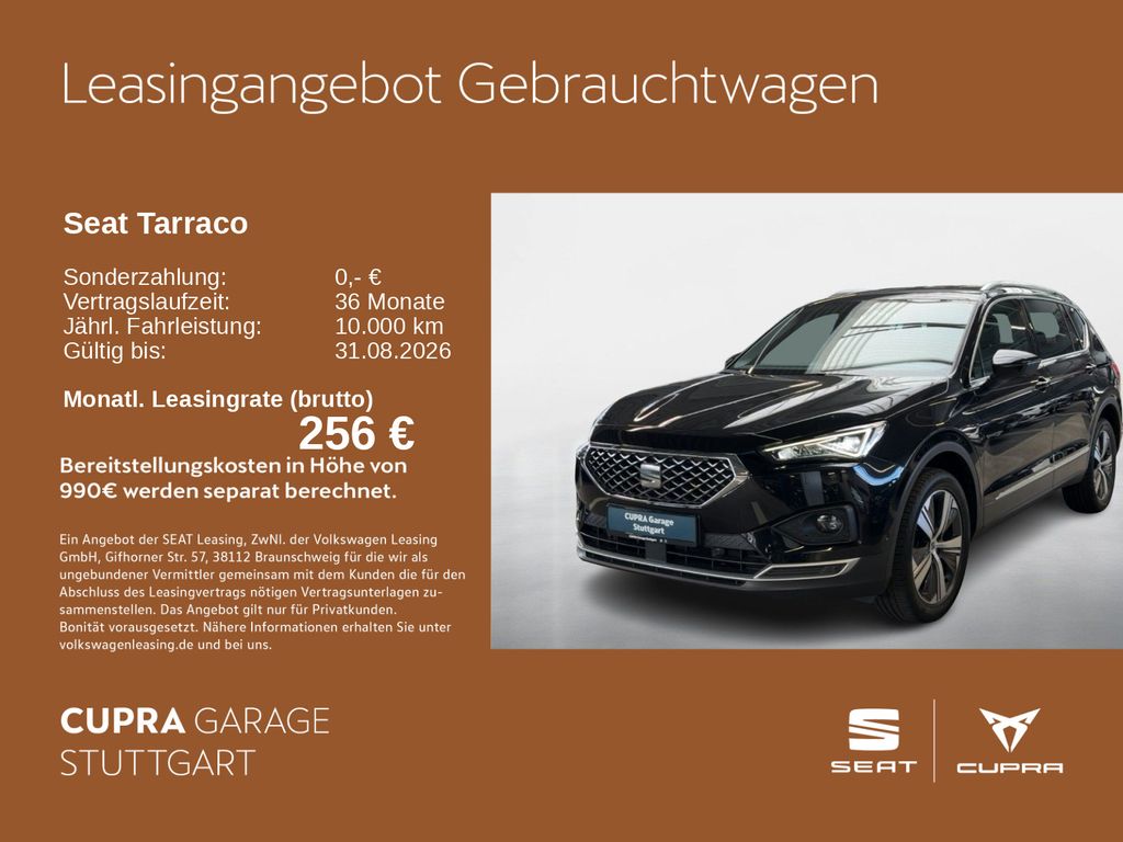 Abbildung Leasingangebot Seat Tarraco 1.5 TSI ACT Xcellence DSG 110 kW
