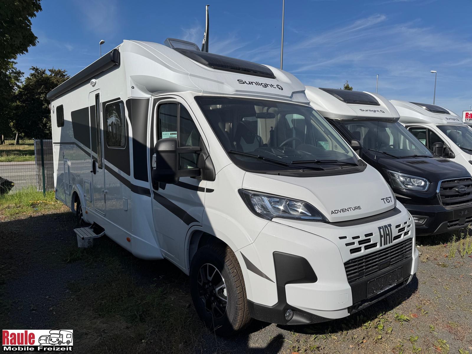 Sunlight T 67 Adv. ohne Hubbett, mit Solar, Kamera