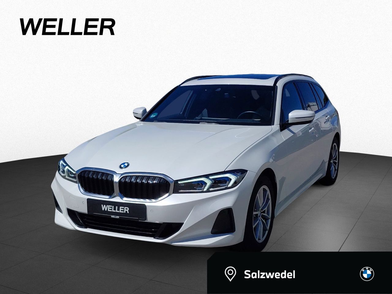 BMW 318d Touring Aut.,Pano,Leder,HUD,adLED,StdHzg,DA