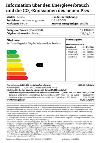 Hyundai i10 1.0 T-GDi N Line NAVI/KAMERA/SHZ