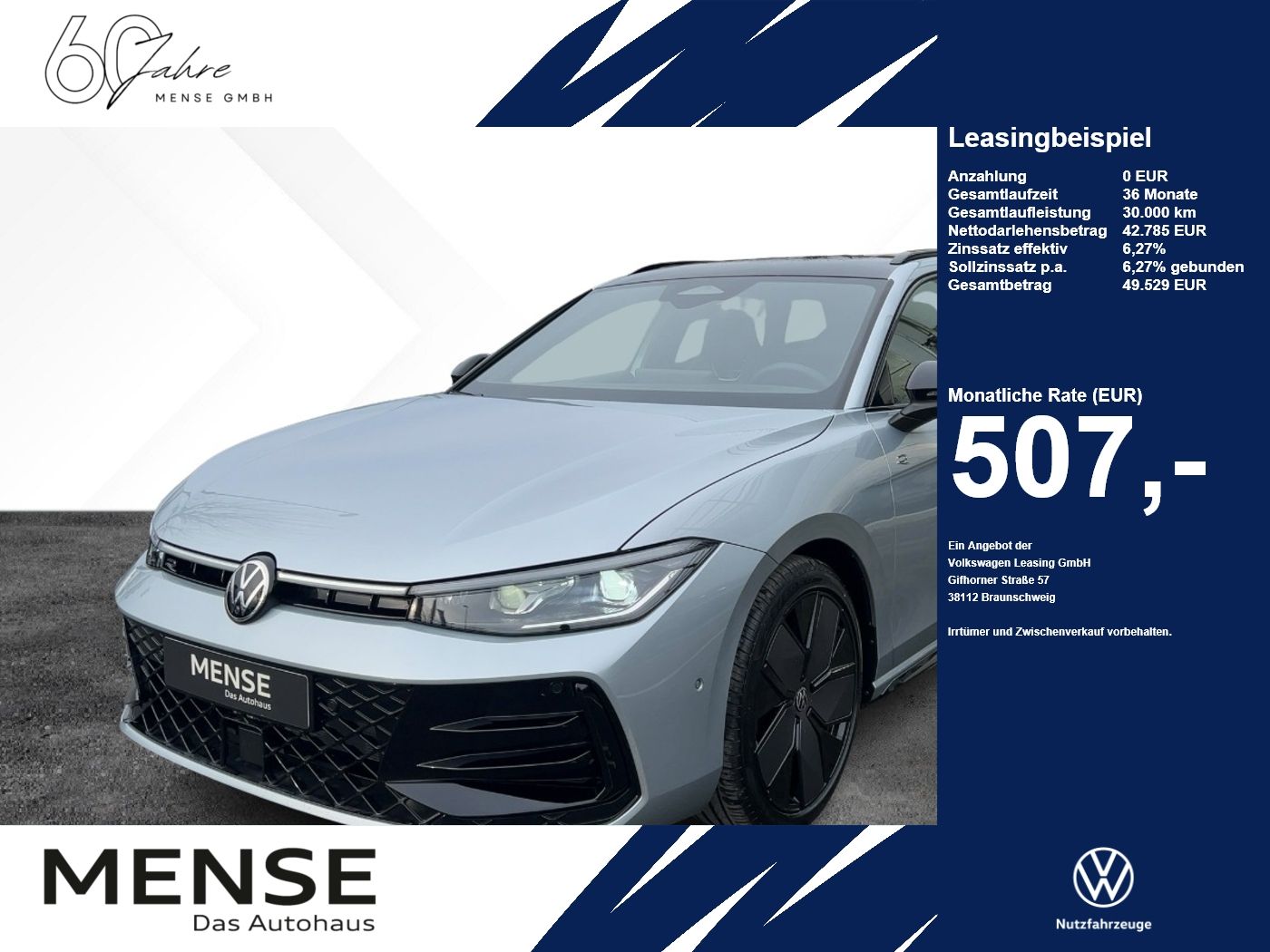 Volkswagen Passat R-Line 2.0 l TDI 4MOTION DSG Signature AH