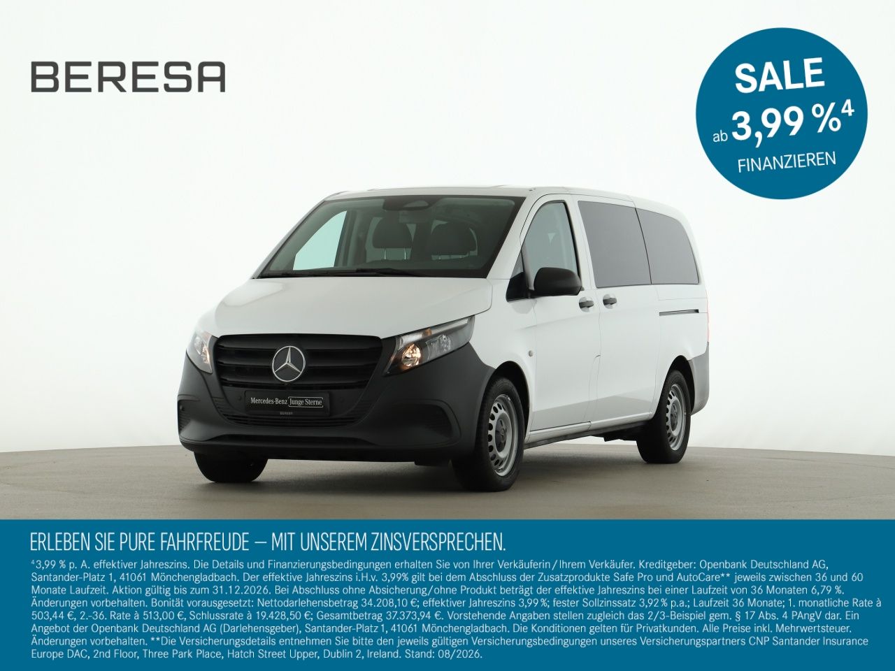 Mercedes-Benz Vito 114 CDI Tourer Lang 9 Sitzer Kamera