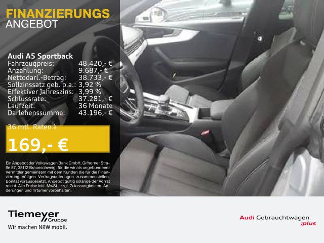 Audi A5 Sportback 45 TFSI Q S LINE MATRIX KAMERA MEMO