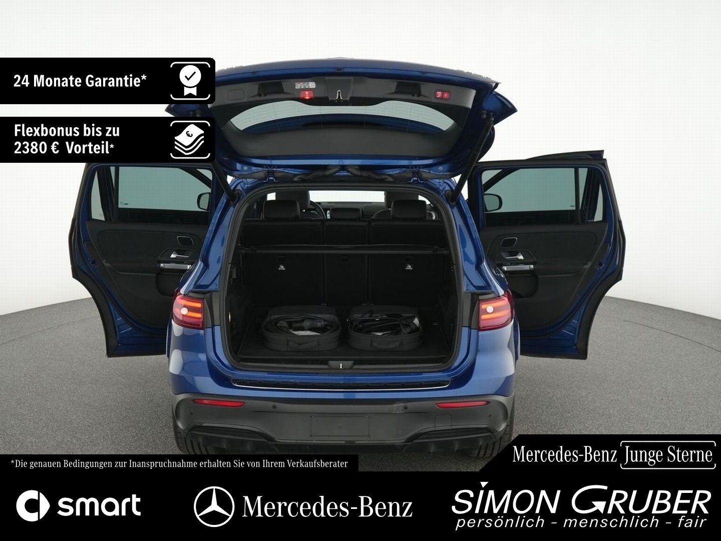 Fahrzeugabbildung Mercedes-Benz EQB 350 4M AMG Night Pano Burm Ambi HUD 360 ACC