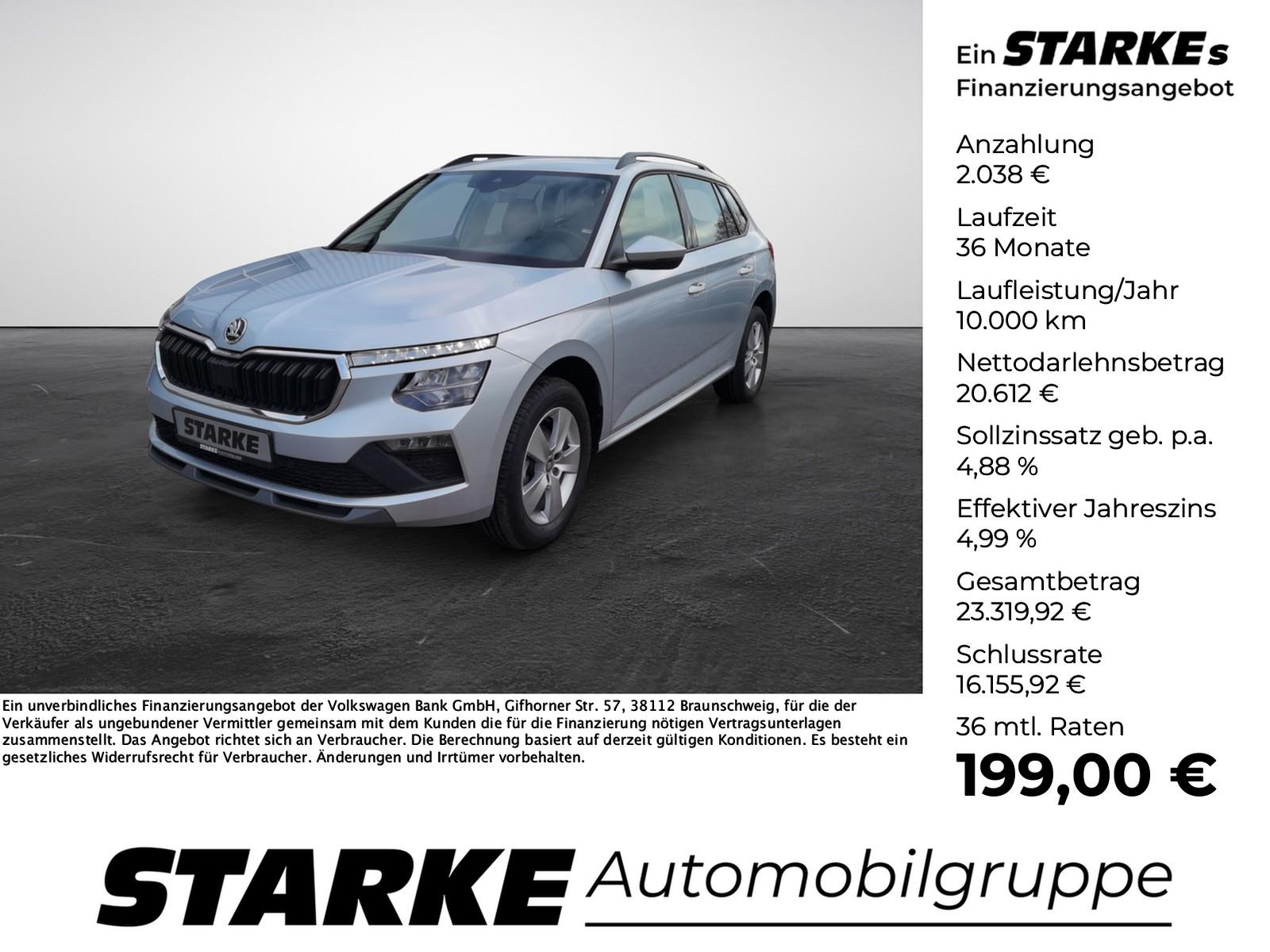 Skoda Kamiq 1.0 TSI DSG Selection  LED Kamera PDC LM T