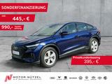 Audi Q4 Sportback e-tron 50 QU LED+NAVI+HuD+ACC+AHK - blaue Audi Q4 e-tron