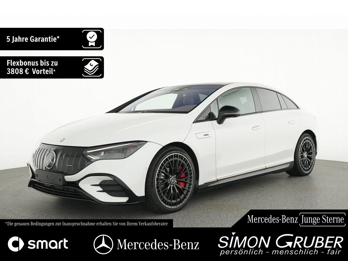 Fahrzeugabbildung Mercedes-Benz EQE 43 4M AMG NightII Carbon Airmatic HUD Hyper