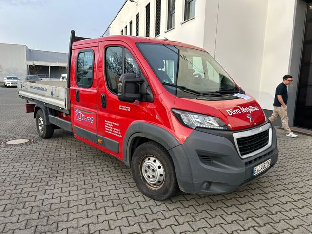 Peugeot Boxer Pritsche Doka. 435 L4  KLIMA + AHK