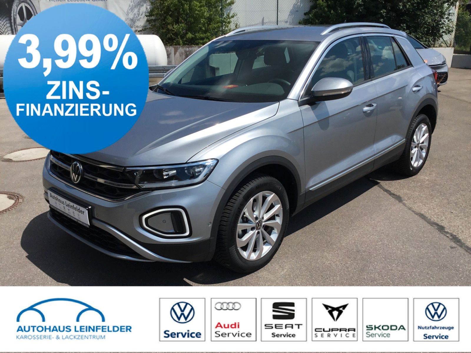 Fahrzeugabbildung Volkswagen T-Roc 1.5 TSI DSG Style+AHK+LED+ACC+17"+Kamera